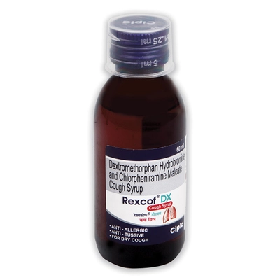 Rexcof DX Syrup 60 ml, Pack of 1 SYRUP