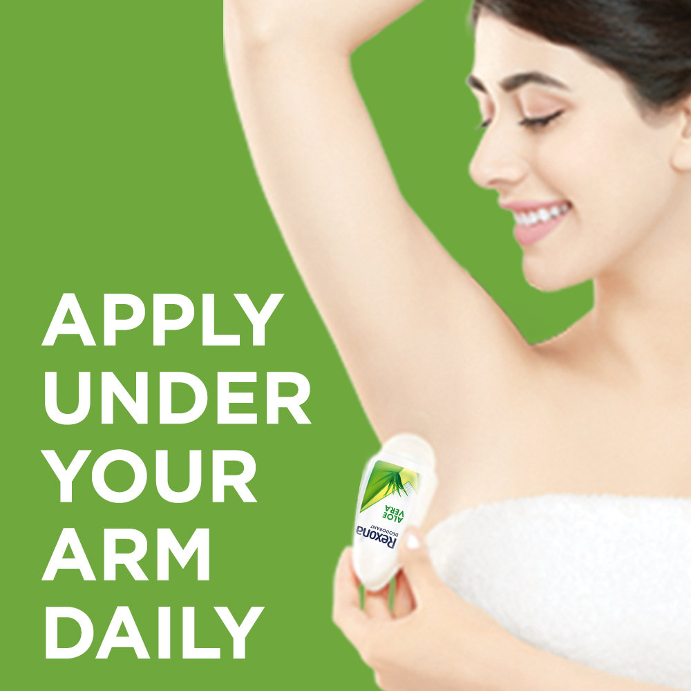 REXONA DEODORANT ALOE VERA ROLL ON 50ML, Pack of 1 REXONA DEODORANT ALOE VERA ROLL ON 50ML, Pack of 1