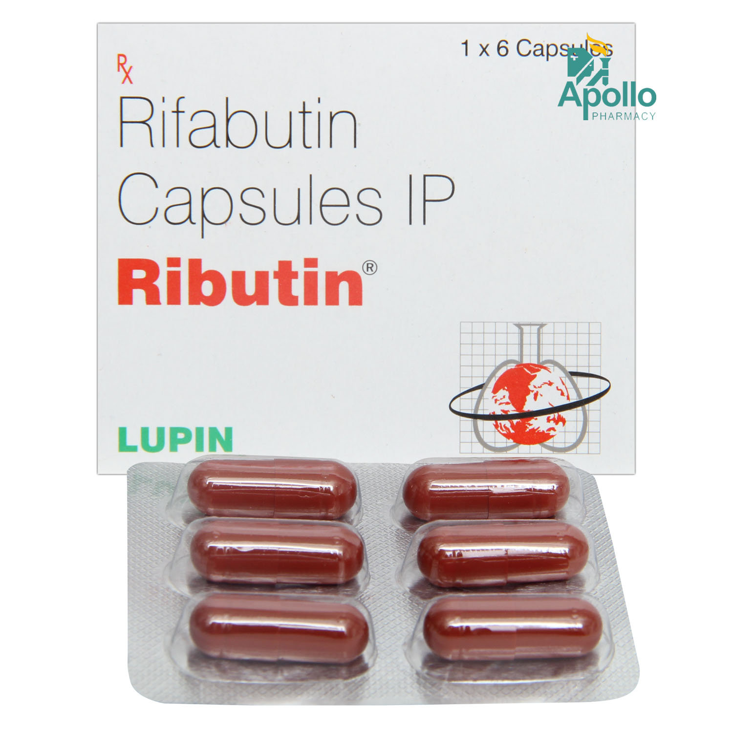 Ributin Capsule 6's, Pack of 6 CAPSULES Ributin Capsule 6's, Pack of 6 CAPSULES