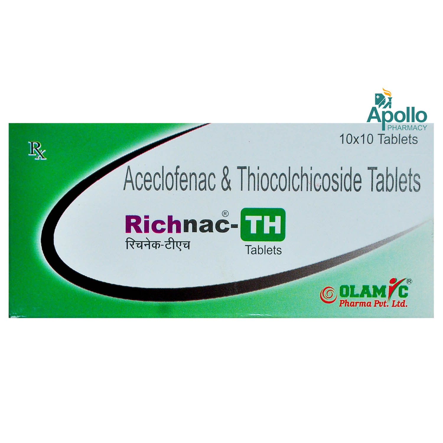 Richnac TH Tablet 10's, Pack of 10 Richnac TH Tablet 10's, Pack of 10