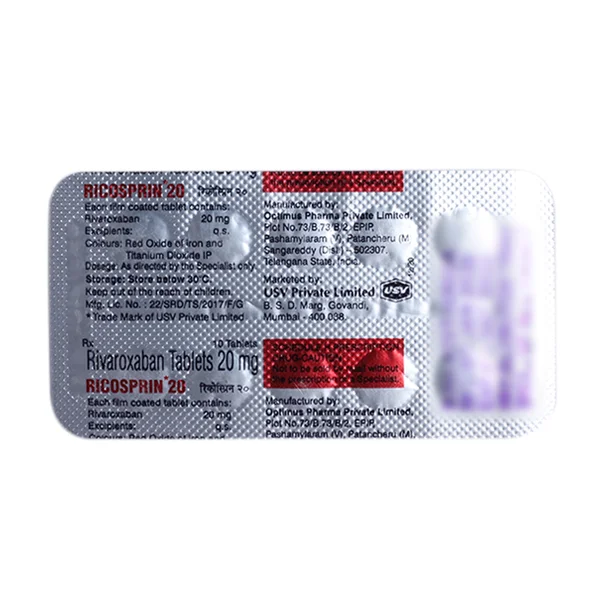 Ricosprin 20 Tablet 10's