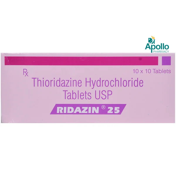 Ridazin 25 Tablet 10's, Pack of 10 TabletS