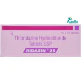 Ridazin 25 Tablet 10's, Pack of 10 TabletS