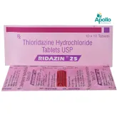 Ridazin 25 Tablet 10's, Pack of 10 TabletS