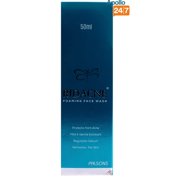 Ridacne Foaming Face Wash 50 ml, Pack of 1