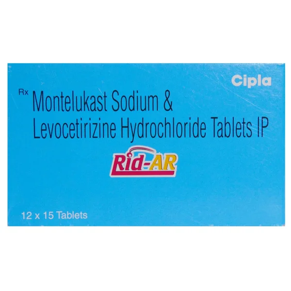 Rid-AR Tablet 15's, Pack of 15 TabletS