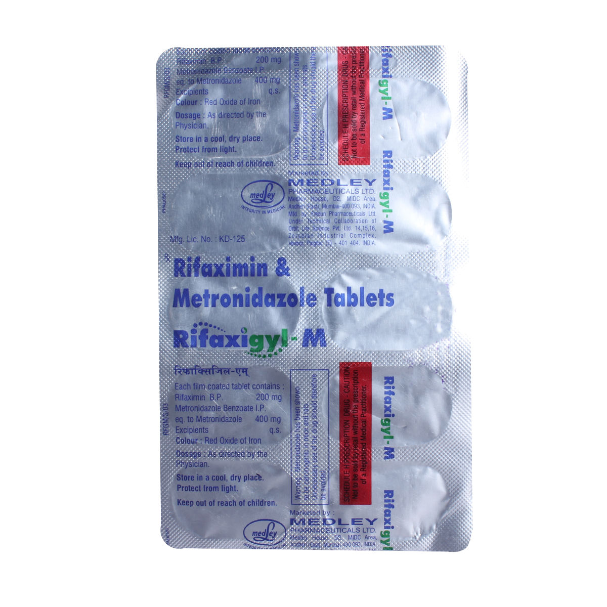 Buy Rifaxigyl-M Tablet 10's Online