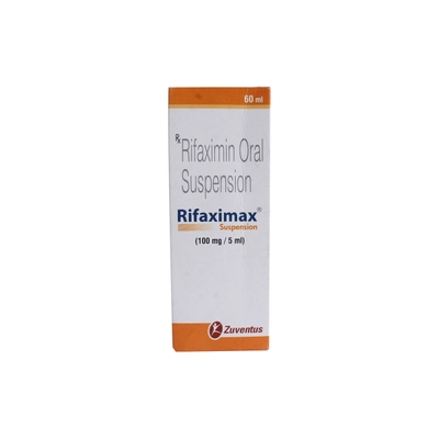 Rifaximax Suspension 60 ml, Pack of 1 Suspension