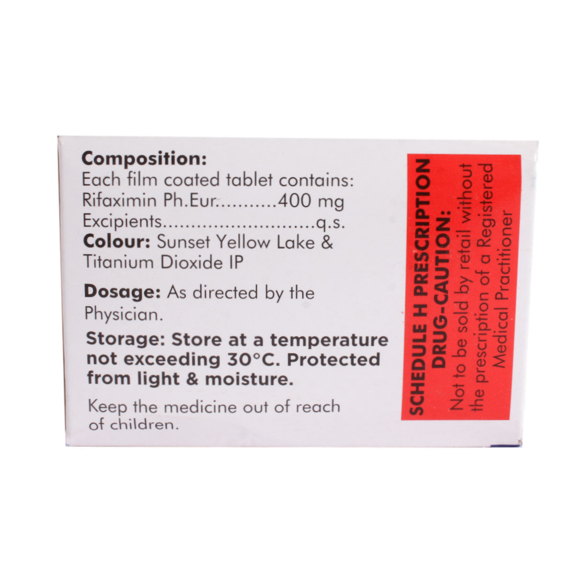 Riforte 400 mg Tablet 10's, Pack of 10 TABLETS Riforte 400 mg Tablet 10's, Pack of 10 TABLETS