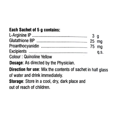 Rigin Plus SF Lemon Flavour Granules 5 gm