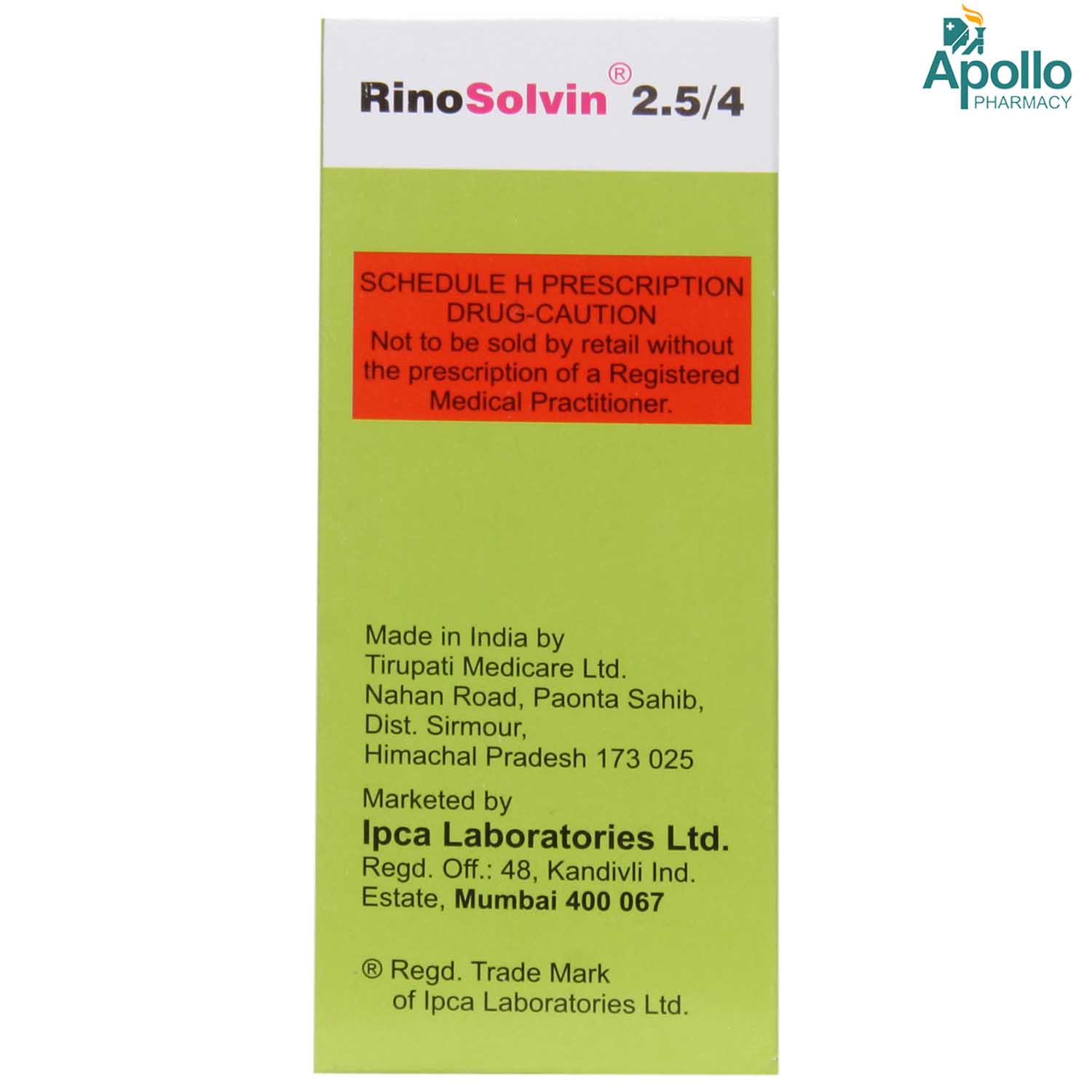 Rinosolvin Syrup 60 ml, Pack of 1 Syrup Rinosolvin Syrup 60 ml, Pack of 1 Syrup