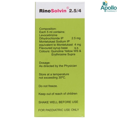 Rinosolvin Syrup 60 ml, Pack of 1 Syrup