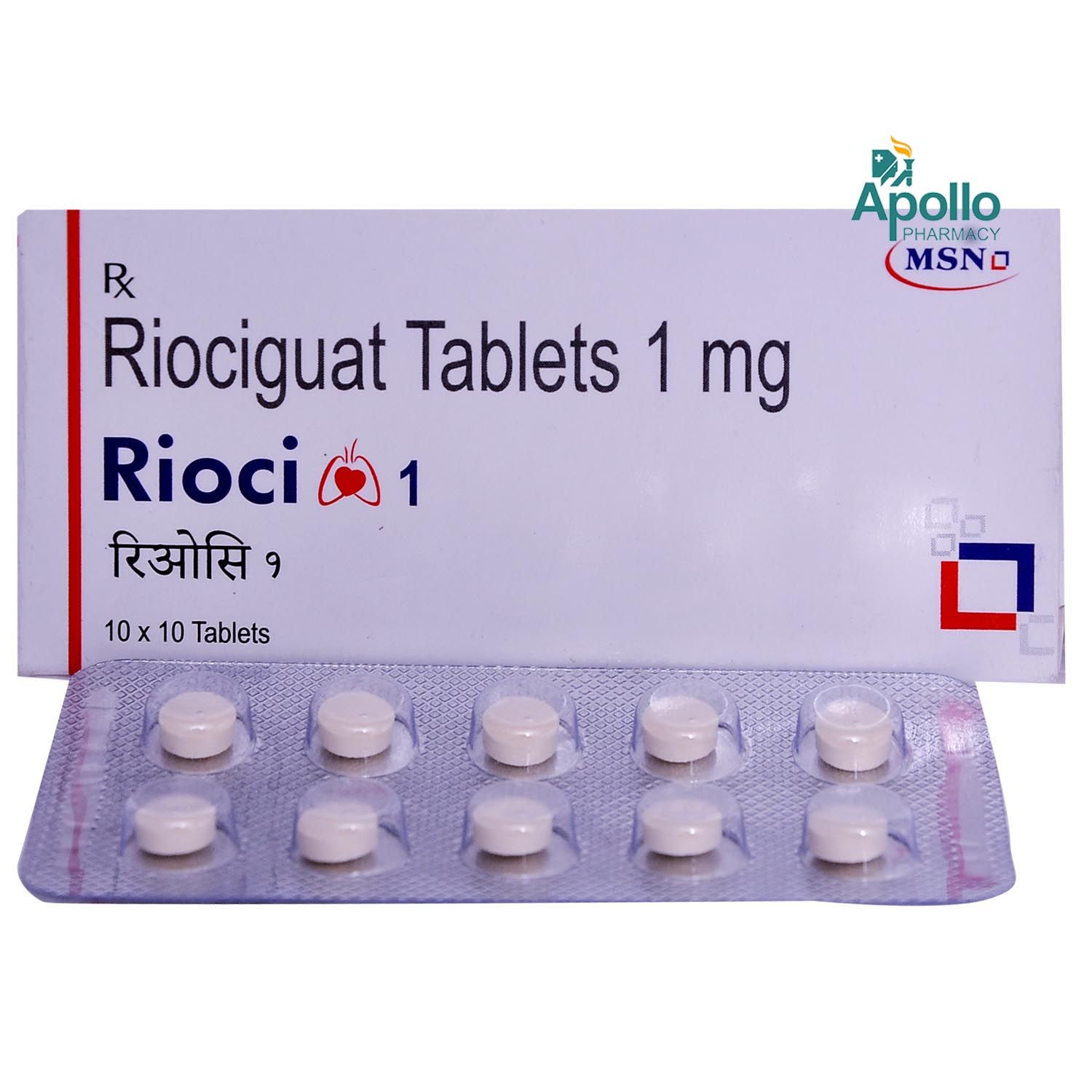 Rioci 1 Tablet 10's, Pack of 10 TabletS