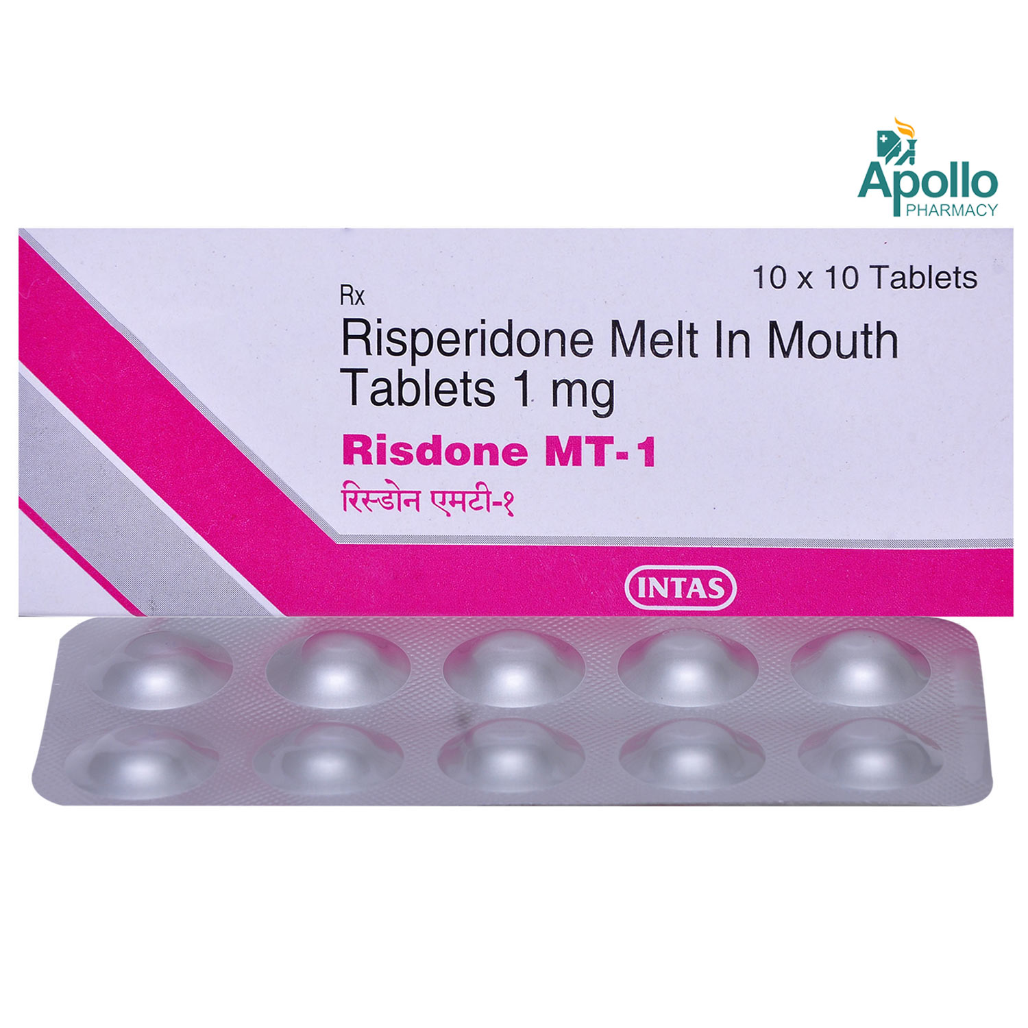 RISDONE MT 1MG TABLET, Pack of 10 TABLETS RISDONE MT 1MG TABLET, Pack of 10 TABLETS