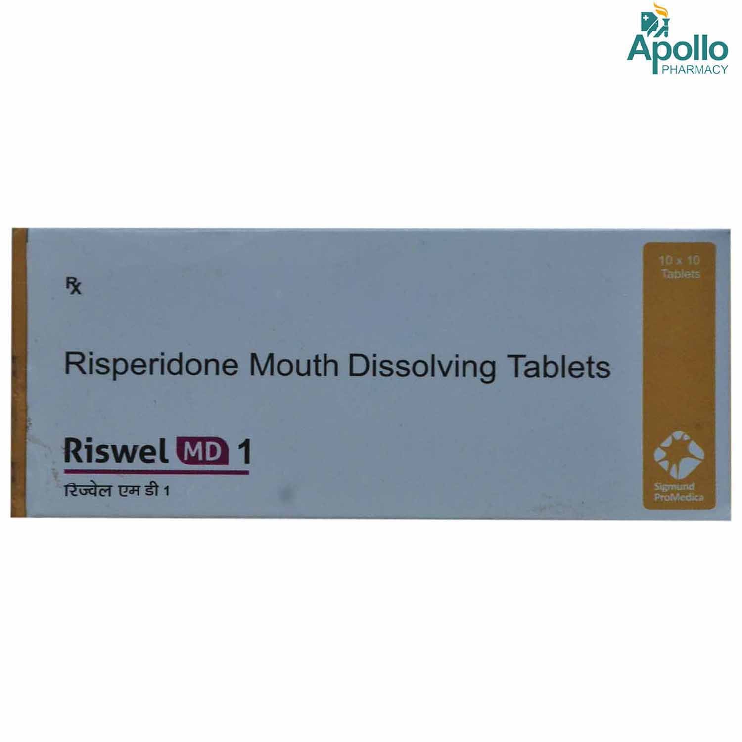 Riswel MD 1 Tablet 10's, Pack of 10 TabletS Riswel MD 1 Tablet 10's, Pack of 10 TabletS