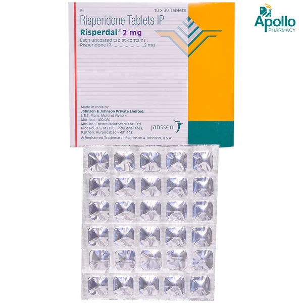Risperdal 2 mg Tablet 30's