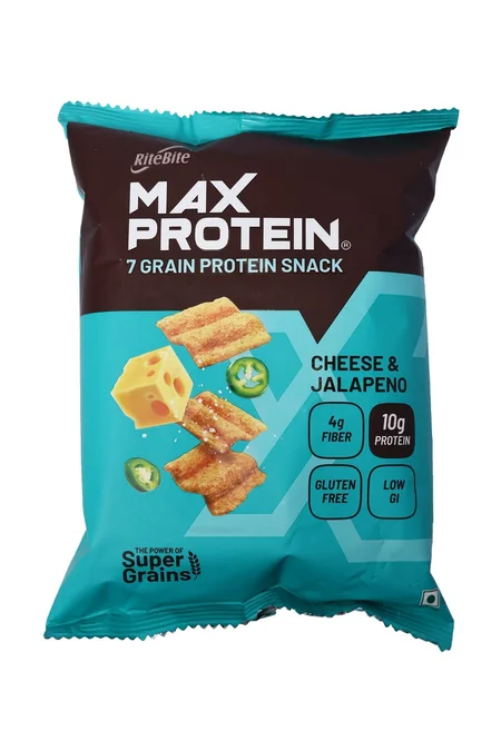 Ritebite Cheese & Jalapeno Max Protein Chips, 45 gm