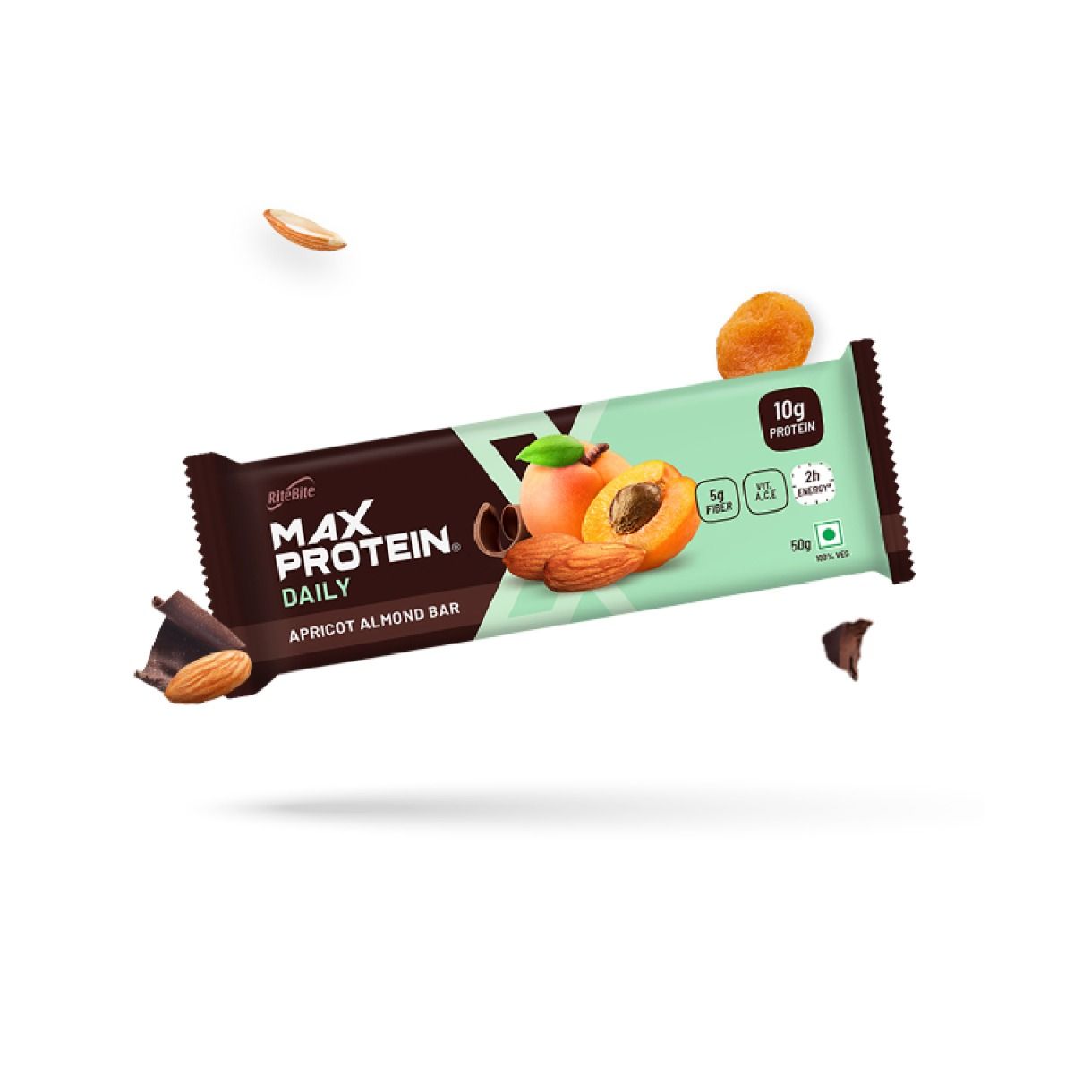 Ritebite Max Protein Almond Apricot Bar, 50 gm Price, Uses, Side