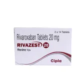 Rivazest 20 Tablet 14's, Pack of 14 TabletS