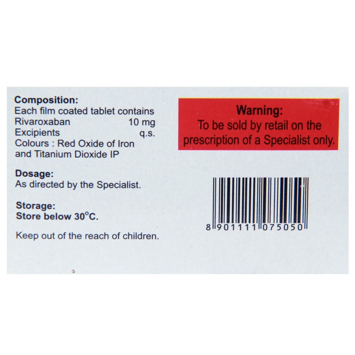 Rivatop-10 Tablet 14's, Pack of 14 TabletS Rivatop-10 Tablet 14's, Pack of 14 TabletS