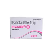 RIVAZEST 15 TABLETS 14'S, Pack of 14 TABLETS