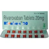 Rivaban 20 Tablet 14's, Pack of 14 TabletS