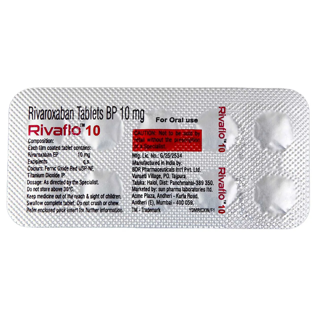 RIVAFLO 10 TABLETS Uses, Side Effects, Price Apollo Pharmacy