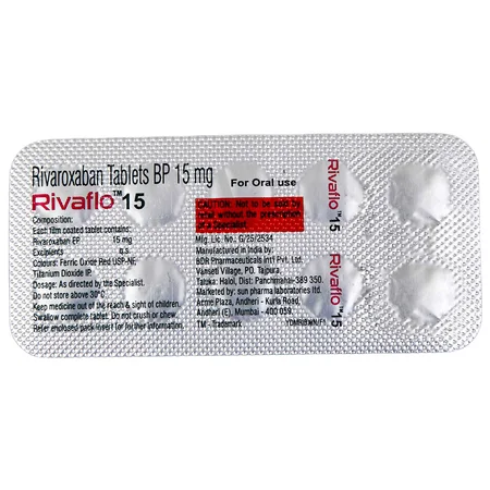 Rivaflo 15 Tablet 10's