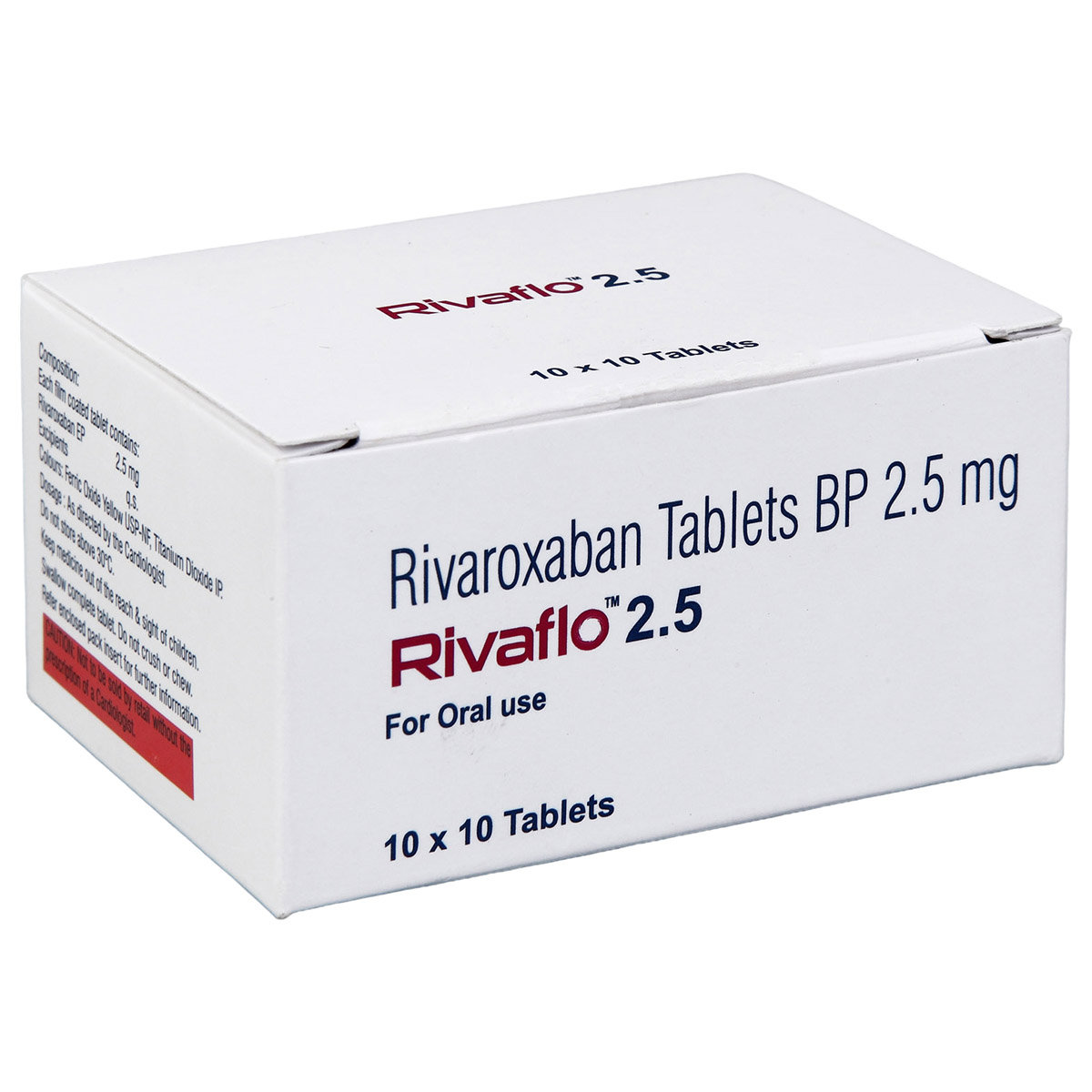 Rivaflo 2.5 Tablet 10's, Pack of 10 TabletS Rivaflo 2.5 Tablet 10's, Pack of 10 TabletS