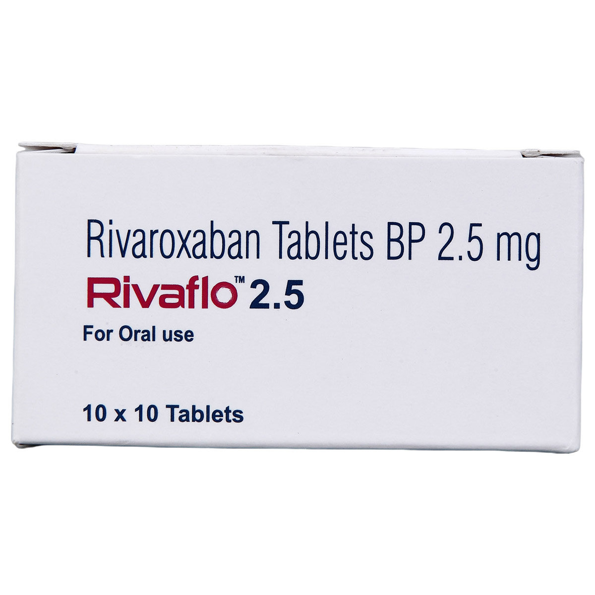 Rivaflo 2.5 Tablet 10's, Pack of 10 TabletS Rivaflo 2.5 Tablet 10's, Pack of 10 TabletS