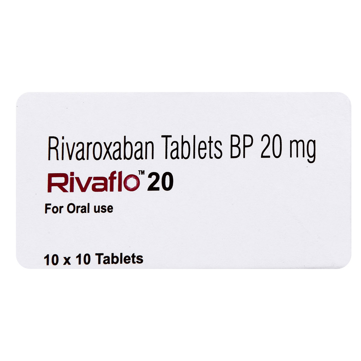 Rivaflo 20 Tablet 10's, Pack of 10 TabletS Rivaflo 20 Tablet 10's, Pack of 10 TabletS