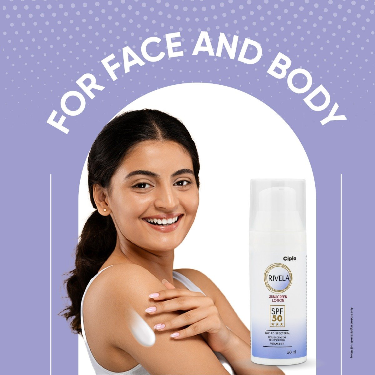 Rivela SPF 50 Sunscreen Lotion 50 ml, Pack of 1 Rivela SPF 50 Sunscreen Lotion 50 ml, Pack of 1