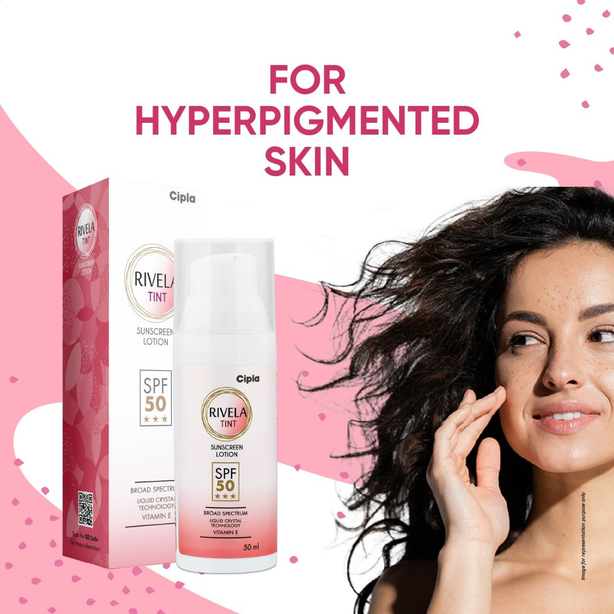 Rivela Tint Sunscreen Lotion 50 ml, Pack of 1 Rivela Tint Sunscreen Lotion 50 ml, Pack of 1