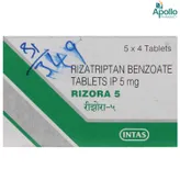 Rizora 5 Tablet 4's, Pack of 4 TABLETS