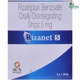 Rizanet 5 Orally Disintegrating Strip 1's, Pack of 1 ORALLY DISINTEGRATING STRIPS