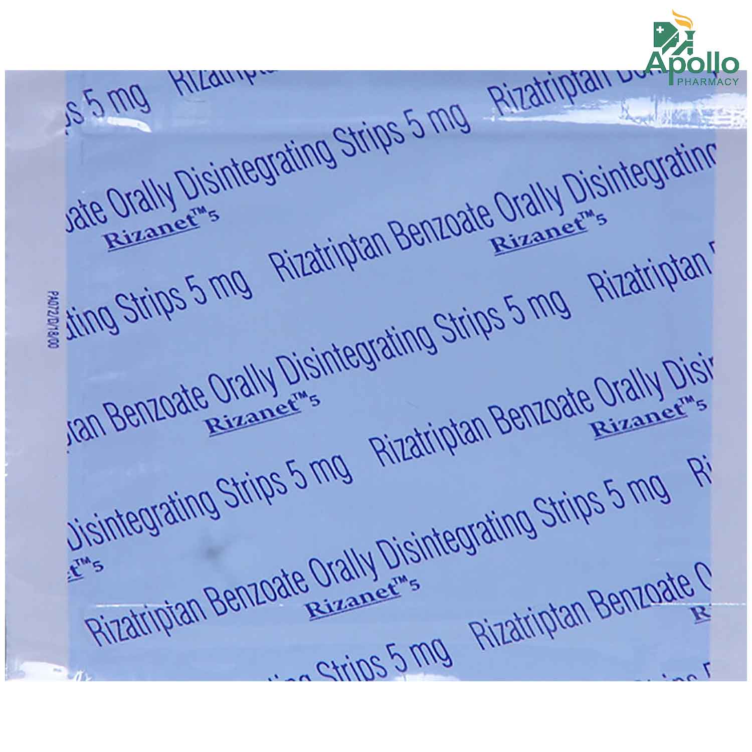 Rizanet 5 Orally Disintegrating Strip 1's, Pack of 1 ORALLY DISINTEGRATING STRIPS Rizanet 5 Orally Disintegrating Strip 1's, Pack of 1 ORALLY DISINTEGRATING STRIPS