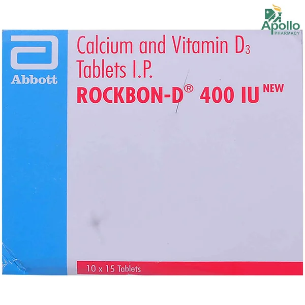 Rockbon-D 400IU Tablet 15's, Pack of 15 TABLETS