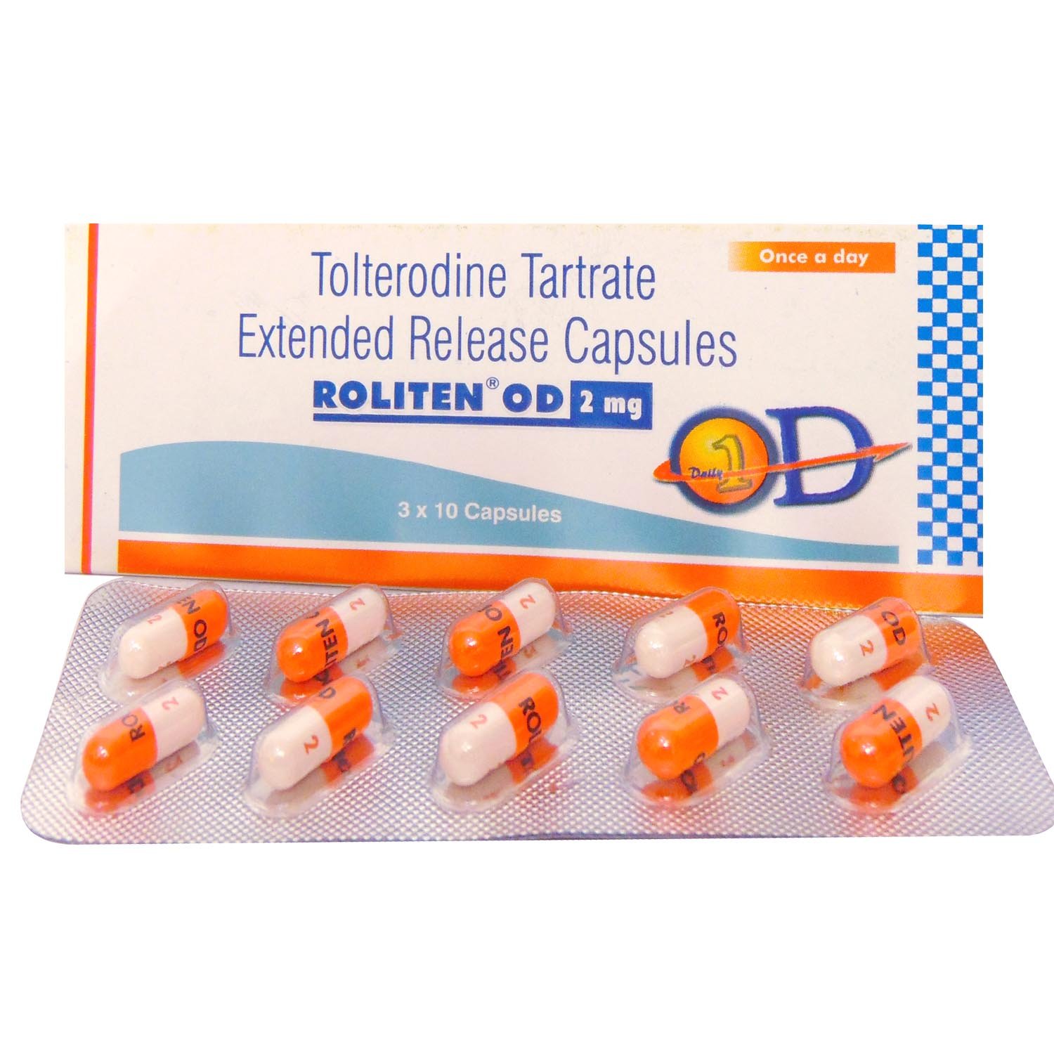 Roliten OD 2mg Capsule 10's, Pack of 10 CAPSULES Roliten OD 2mg Capsule 10's, Pack of 10 CAPSULES