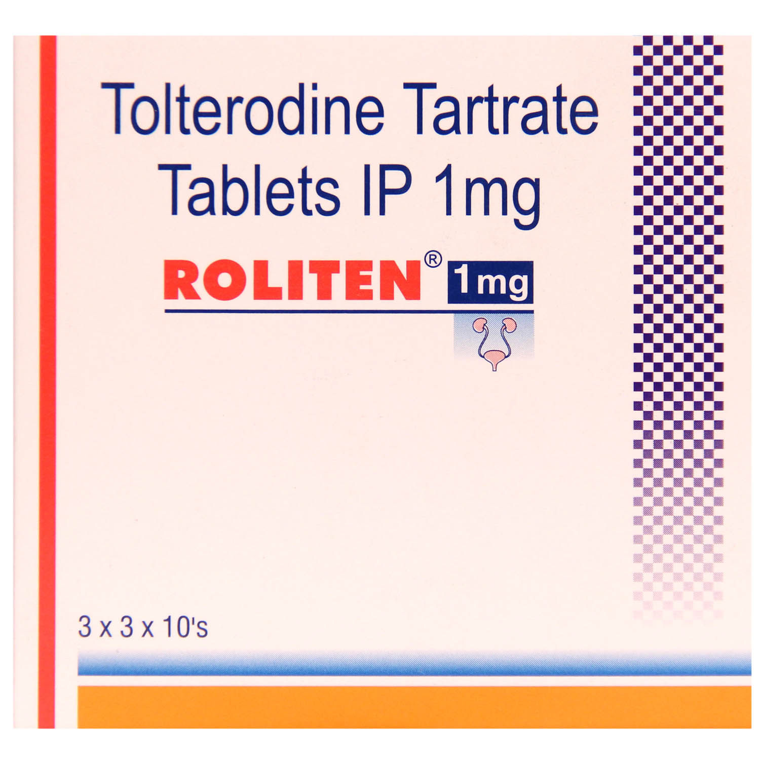Buy Roliten 1 mg Tablet 10's Online