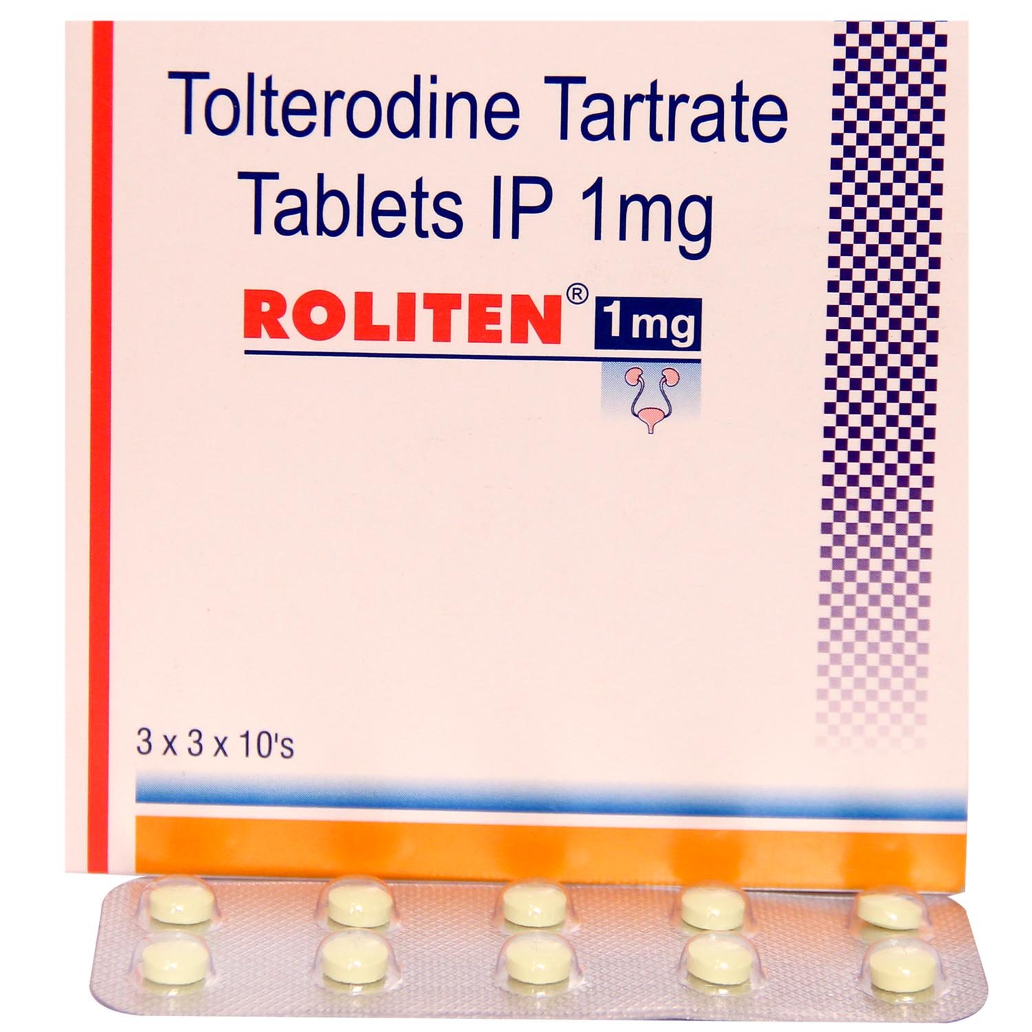 Roliten 1 mg Tablet 10's, Pack of 10 TABLETS Roliten 1 mg Tablet 10's, Pack of 10 TABLETS