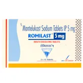 Romilast 5 mg Tablet 15's, Pack of 15 TabletS