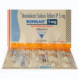 Romilast 5 mg Tablet 15's, Pack of 15 TabletS