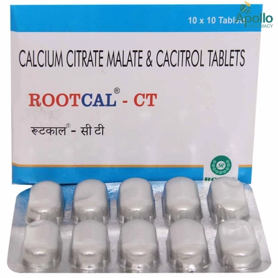 Rootcal-CT Tablet 10's, Pack of 10 TabletS