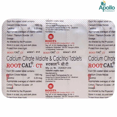 Rootcal-CT Tablet 10's, Pack of 10 TabletS