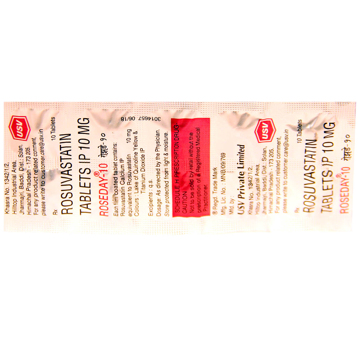 Roseday-10 Tablet 10's, Pack of 10 TABLETS Roseday-10 Tablet 10's, Pack of 10 TABLETS