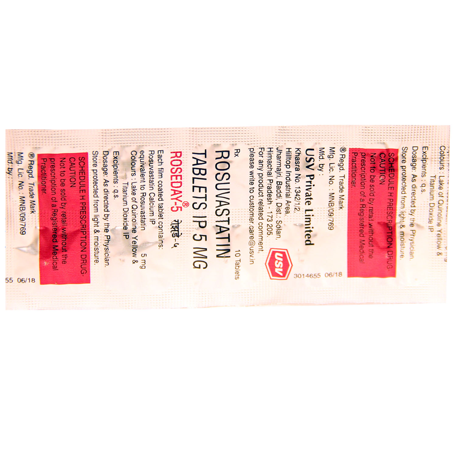Roseday-5 Tablet 10's, Pack of 10 TABLETS Roseday-5 Tablet 10's, Pack of 10 TABLETS