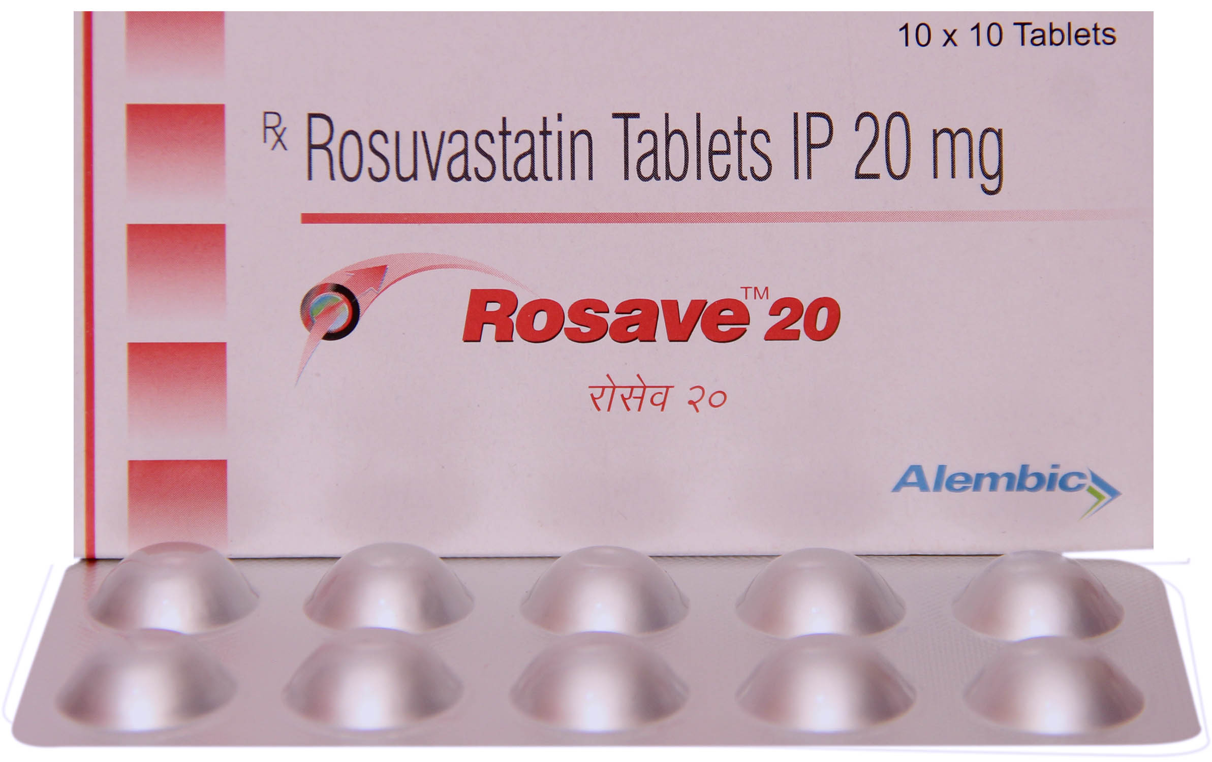 Rosave 20 Tablet 10's, Pack of 10 TABLETS Rosave 20 Tablet 10's, Pack of 10 TABLETS
