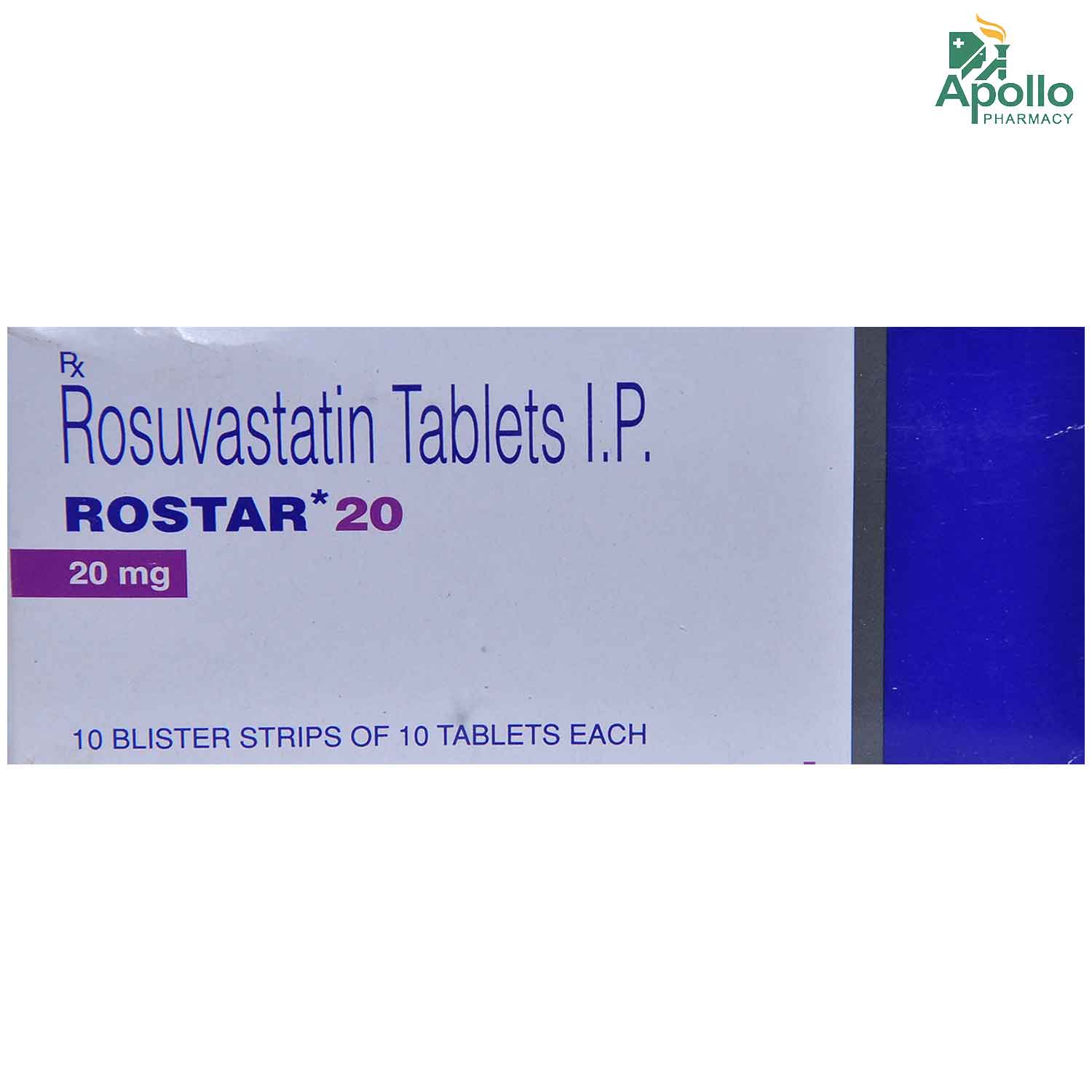 Rostar 20 Tablet 10's, Pack of 10 TABLETS Rostar 20 Tablet 10's, Pack of 10 TABLETS
