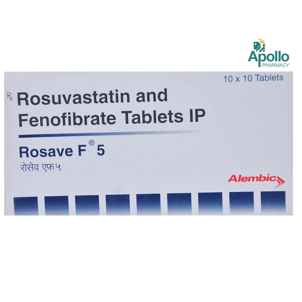 Rosave F 5 Tablet 10's, Pack of 10
