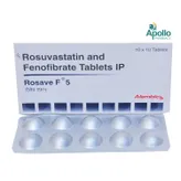 Rosave F 5 Tablet 10's, Pack of 10 TabletS